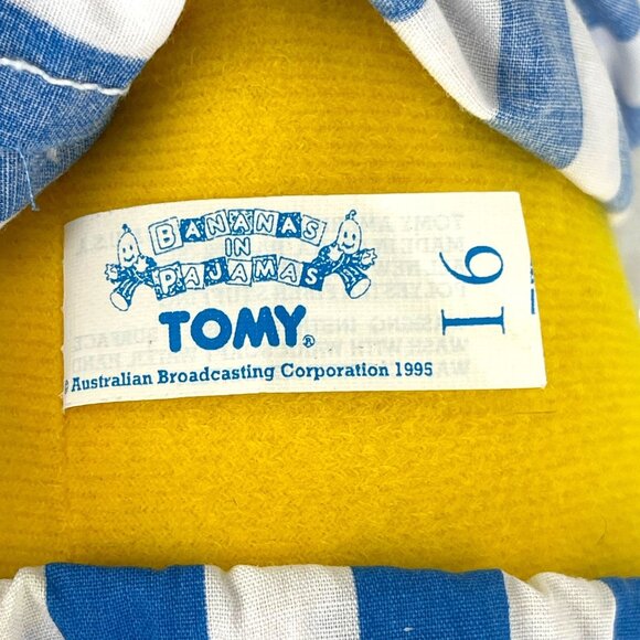 Vtg Bananas In Pyjamas Pajamas Learn Dress Beach Patrol Plush B1 1995 Retro Toy - Picture 3 of 12